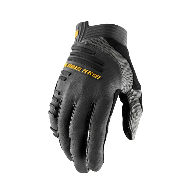 100% R-Core Gloves in Charcoal