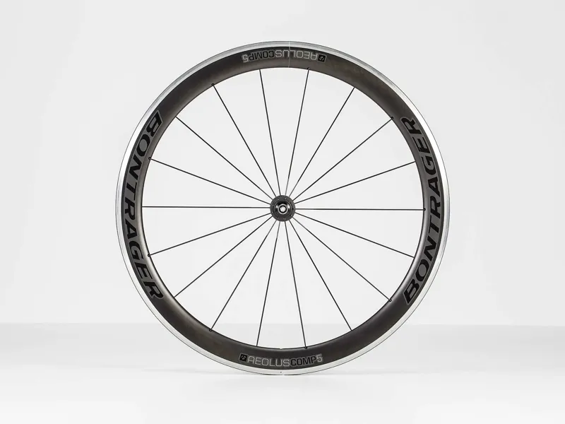 Bontrager Aeolus Comp 5 TLR Carbon Road Wheel in Grey and Black