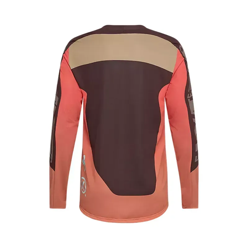 Fox Flexair Elevated Long Sleeve Jersey in Cocoa Brown-1