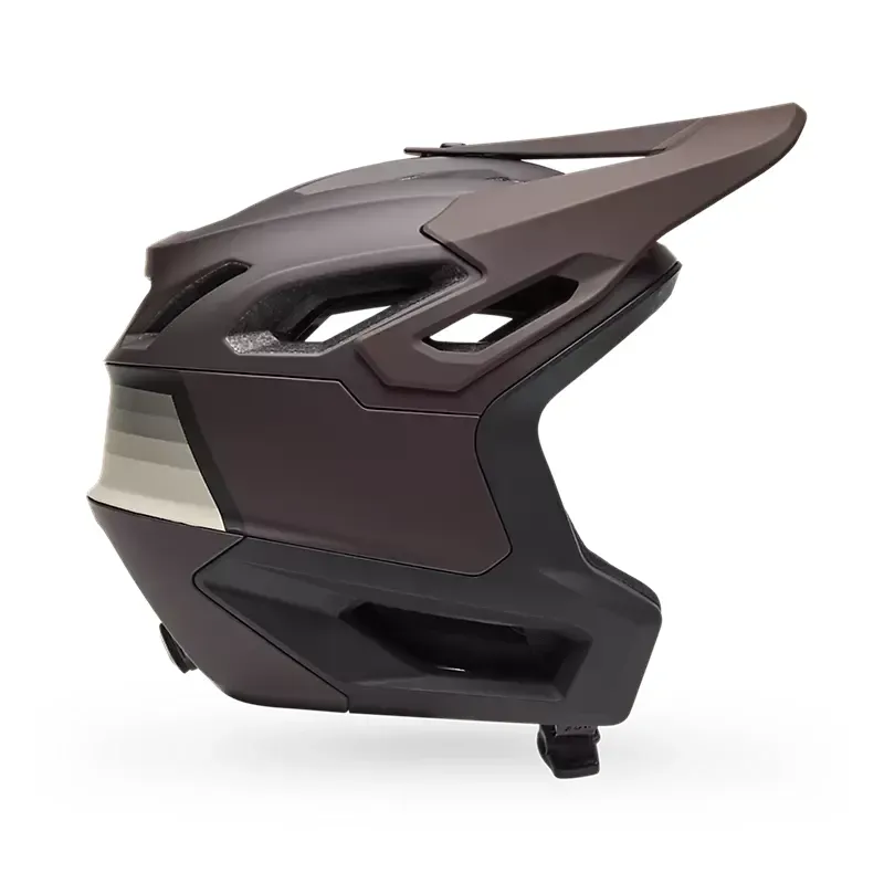 Fox Dropframe Pro Grid Helmet in Cocoa Brown