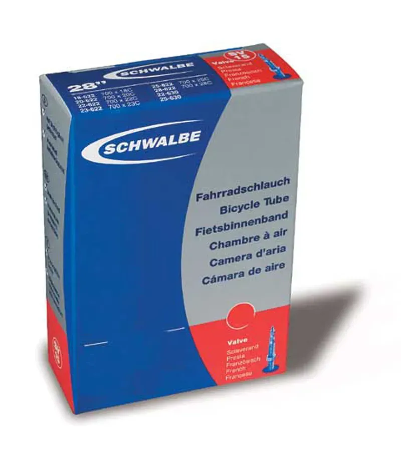 Schwalbe Presta Valve Inner Tube in Black
