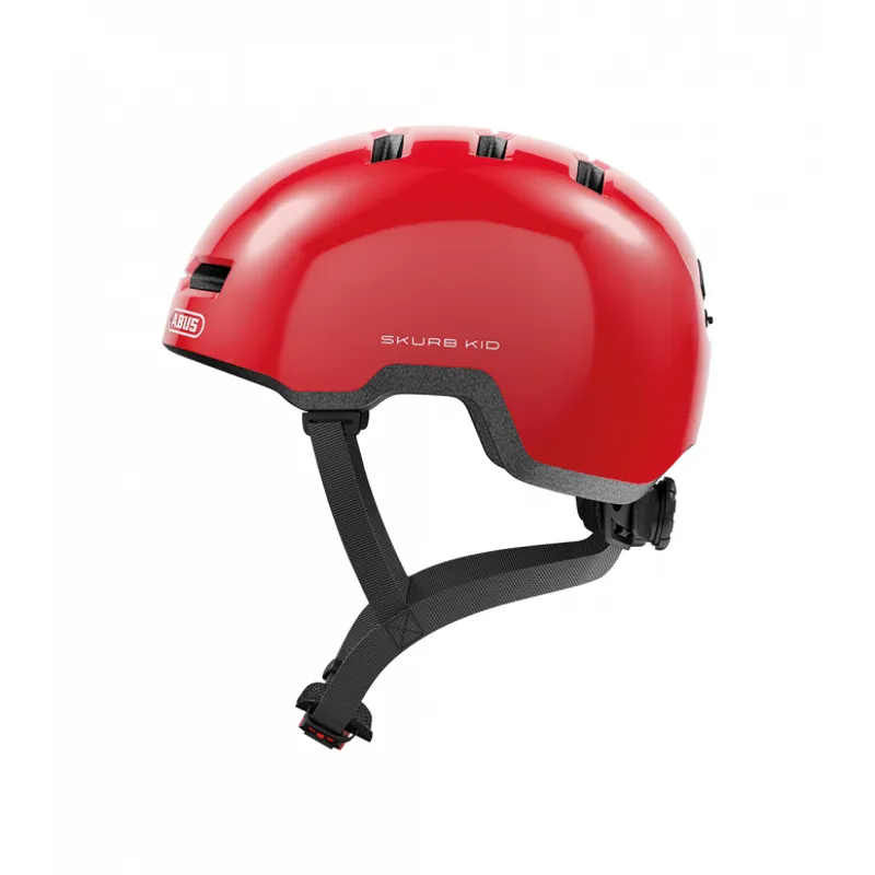 Abus Skurb Kid's Helmet in Red