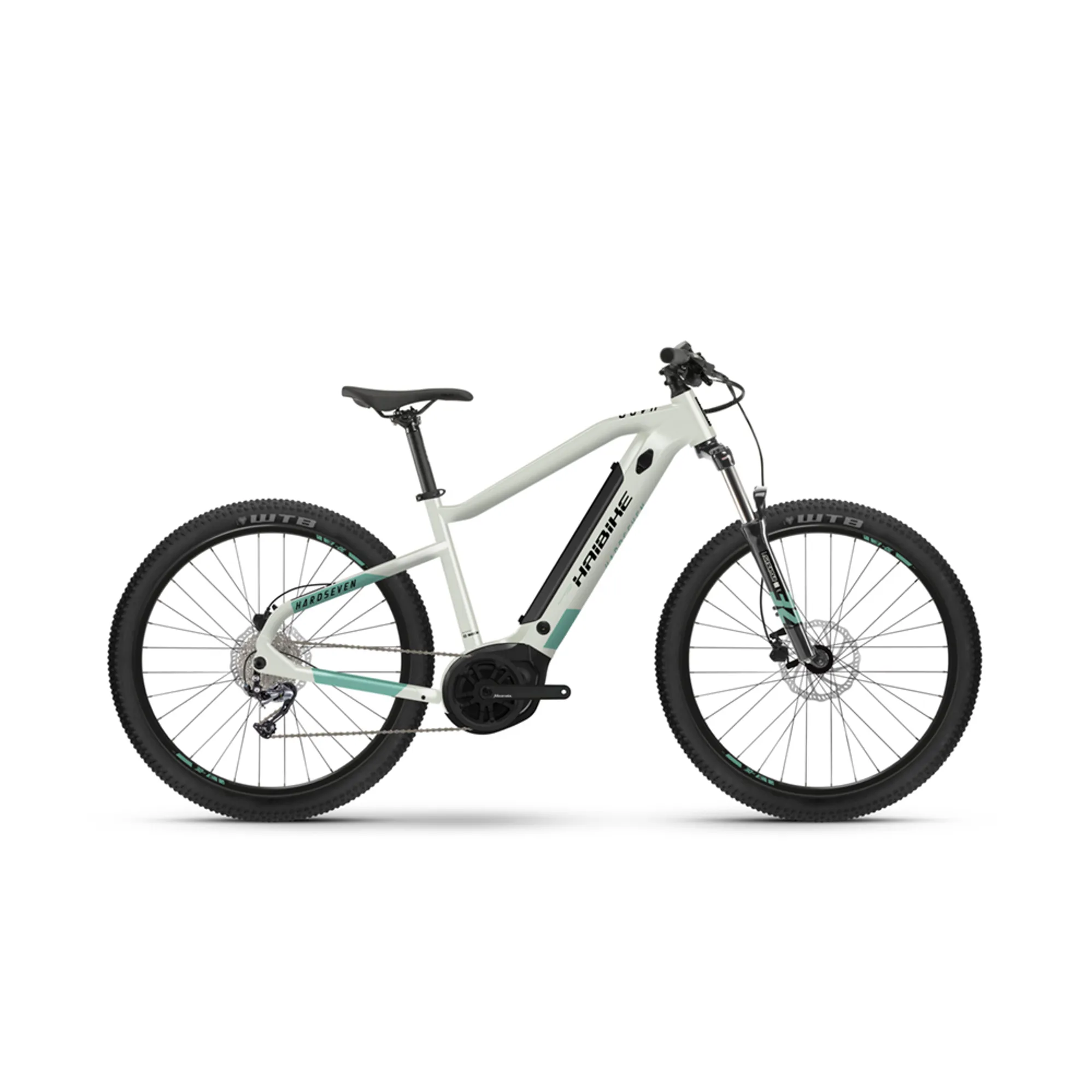 2021 Haibike HardSeven 500Wh Electric Mountain Bike in White