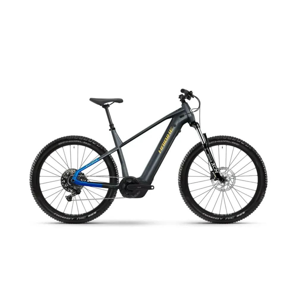 Alltrack 6.5 eMountain Bike in Grey/Blue/Yellow