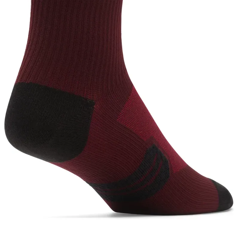 Fox 6in Ranger Sock in Dark Maroon-2
