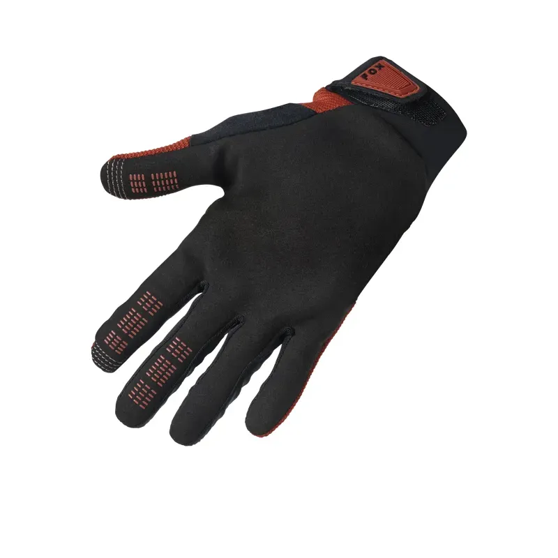 Fox Youth Ranger Gloves in Amber Scarlet-1