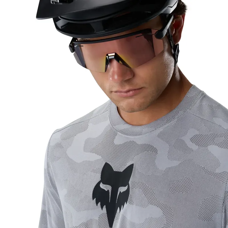 Fox Ranger TruDri Long Sleeve Jersey in Pewter Grey-4