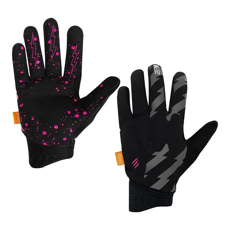 Muc-Off D30 Rider Gloves in Bolt Black