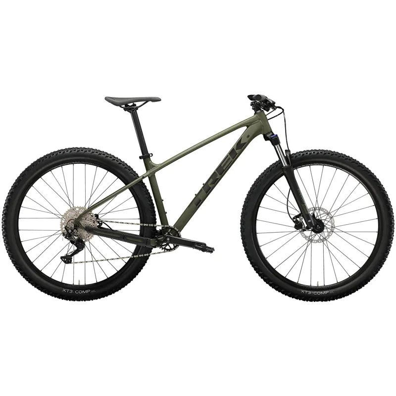 trek mountain bike green and black