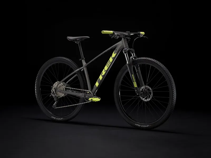 trek mountain bike green and black