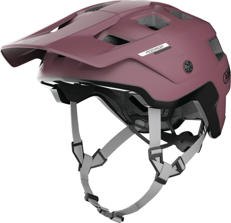 ABUS MoDrop MTB Helmet in Blush Red-1