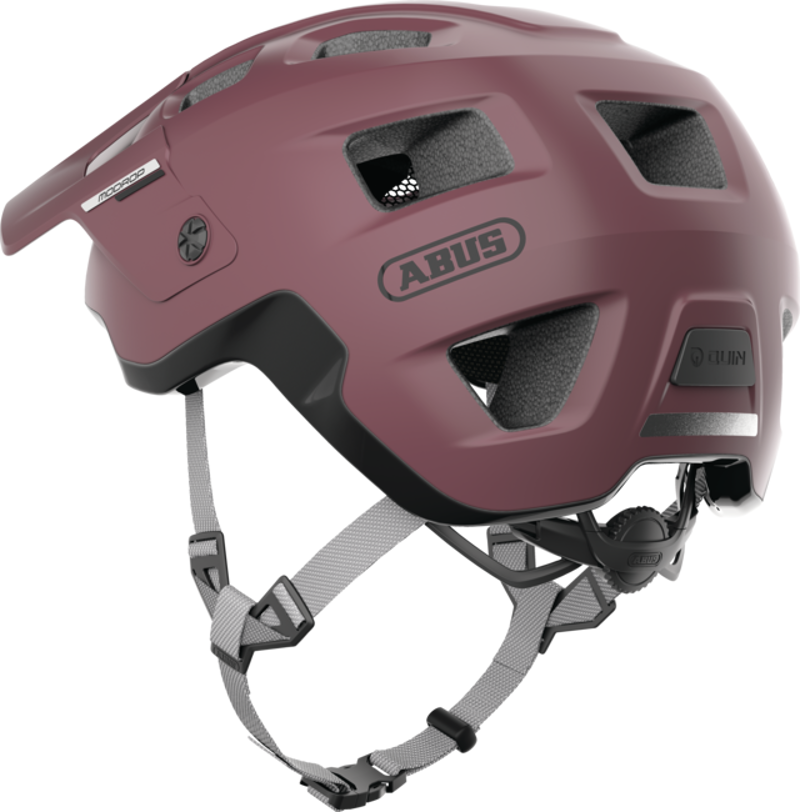 ABUS MoDrop MTB Helmet in Blush Red-2
