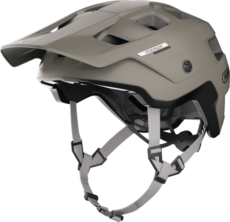 ABUS MoDrop MTB Helmet in Dust Grey-1
