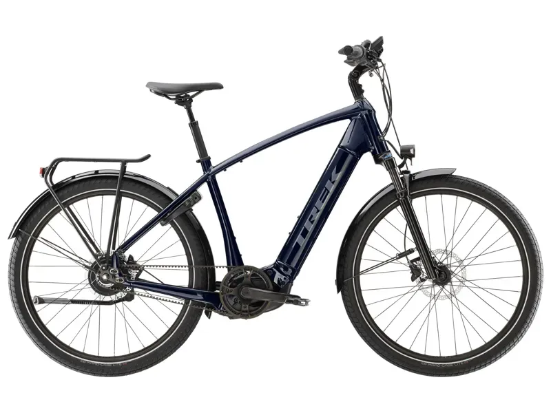 Trek Allant+ 9 Lowstep Electric Bike in Deep Dark Blue