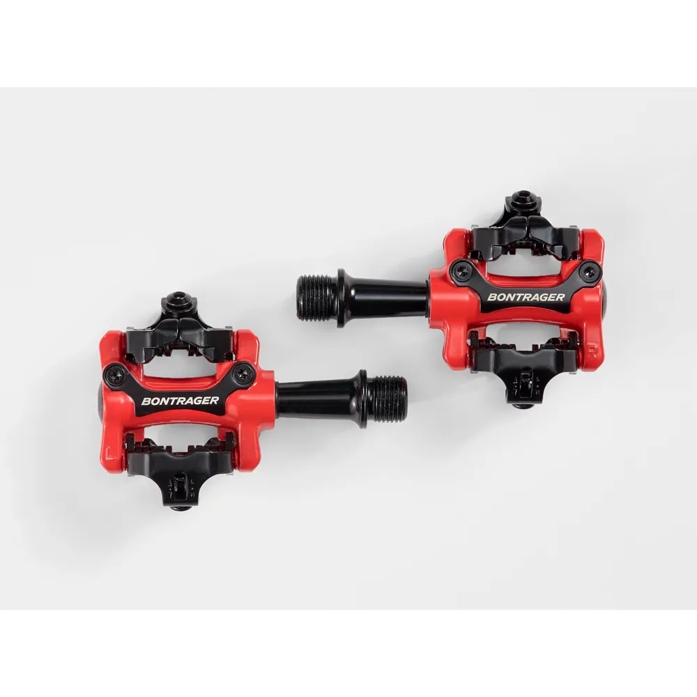 Bontrager Comp SPD Clipless Mountain Bike Pedals in Red