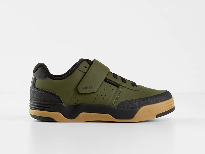 2021 Bontrager Rally MTB Shoes in Olive Green