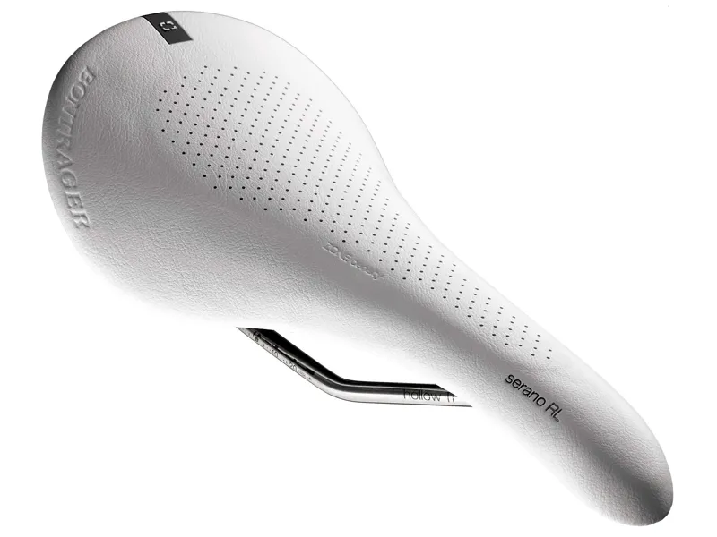Bontrager Serano RL 148 Road Bike Saddle in White