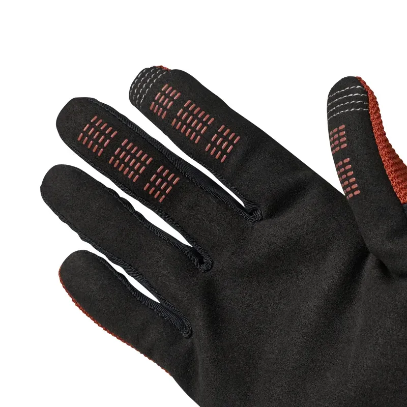Fox Youth Ranger Gloves in Amber Scarlet-2