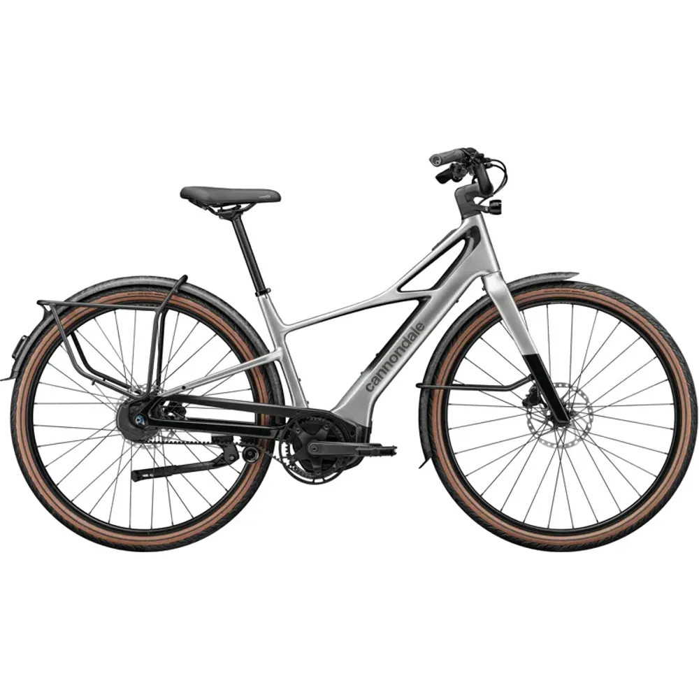 Cannondale FlyingV 1 E-Hybrid Bike in Silver