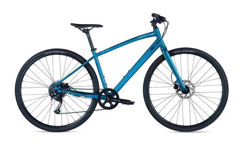 Whyte Carnaby Compact Hybrid Bike in Matt Diesel/Aqua Mint