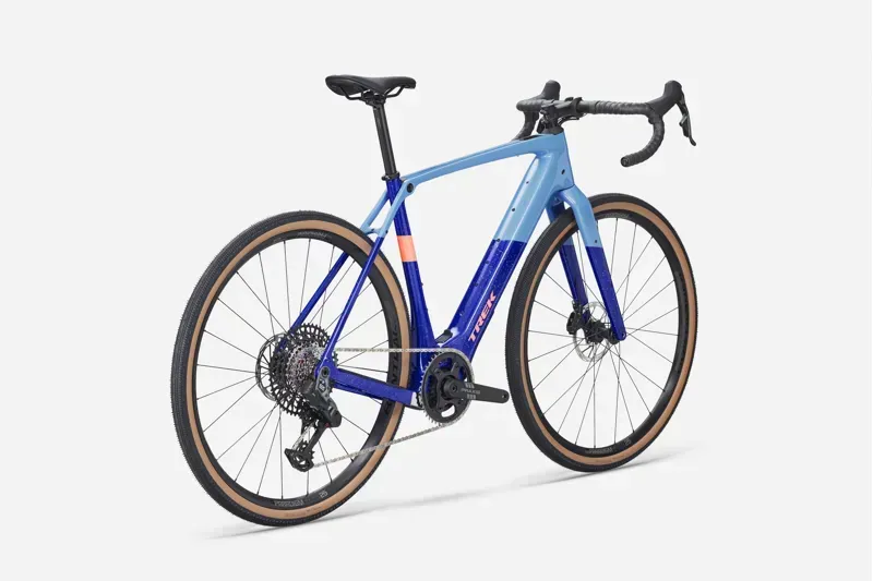 Trek Checkpoint+ SL 6 AXS Carbon E-Gravel Bike In Fjord Blue/Blue in Blue-1