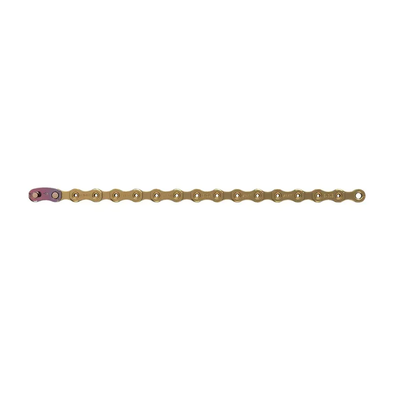 SRAM PC XX1 Eagle Hollowpin 126-link 12-speed Powerlock Chain in Gold