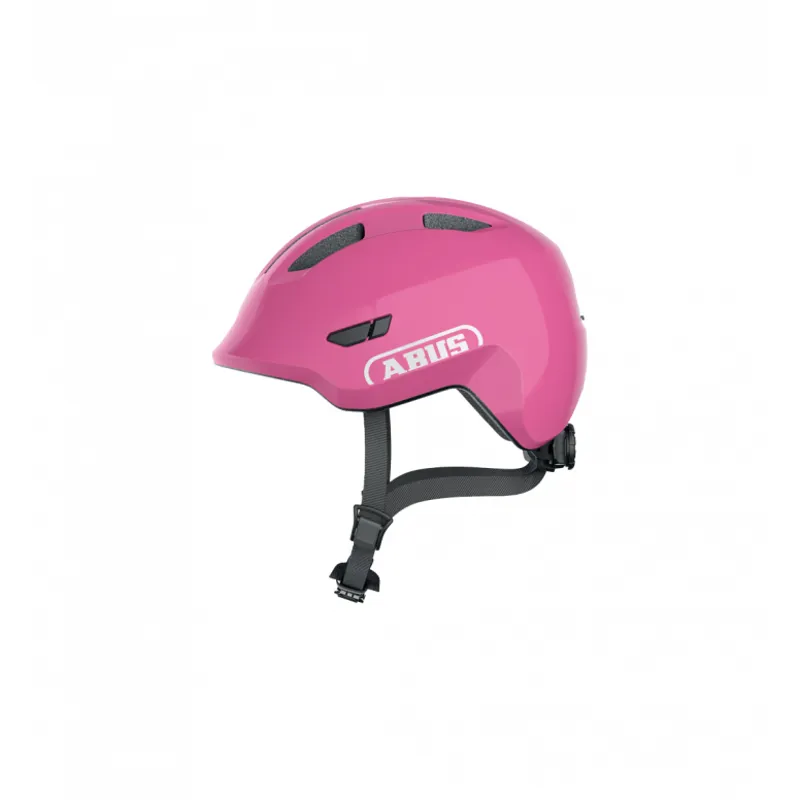 Abus Smiley 3.0 Shiny Kids Helmet in Pink