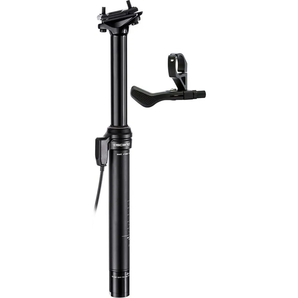 Brand-X Ascend II 105mm 27.2mm 2x Lever Dropper Seatpost in Black