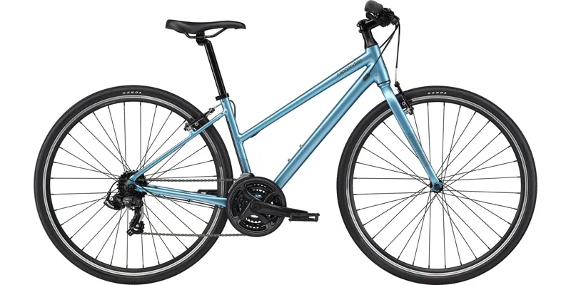 2021 Cannondale Quick 6 Remixte Womens Fitness Bike in Blue
