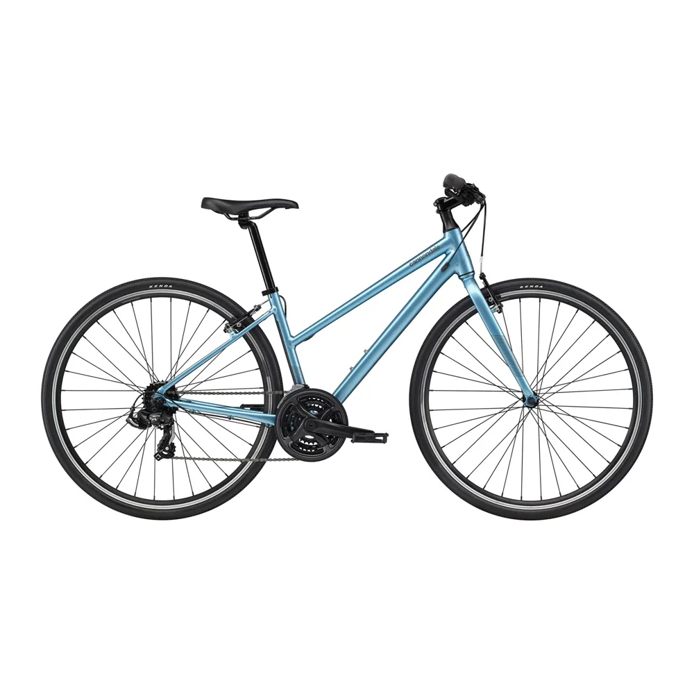 2021 Cannondale Quick 6 Remixte Womens Fitness Bike in Blue