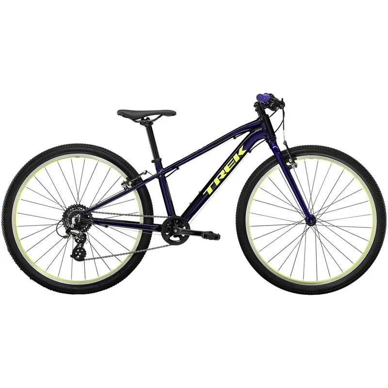 Trek Wahoo 26 Kids Hybrid Bike in Purple Abyss