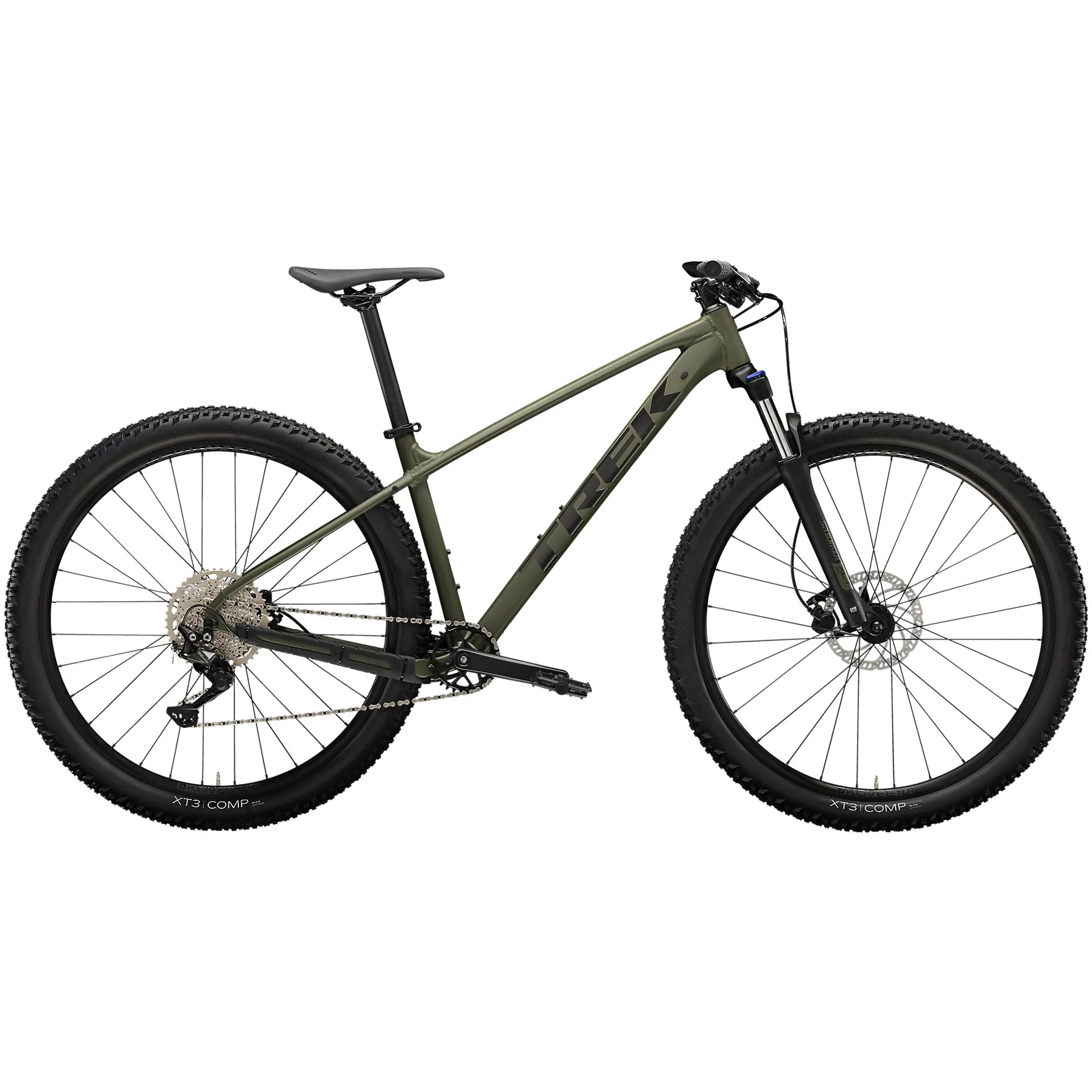Trek Marlin Mountain Bike in Matte Olive Grey - Main Image
