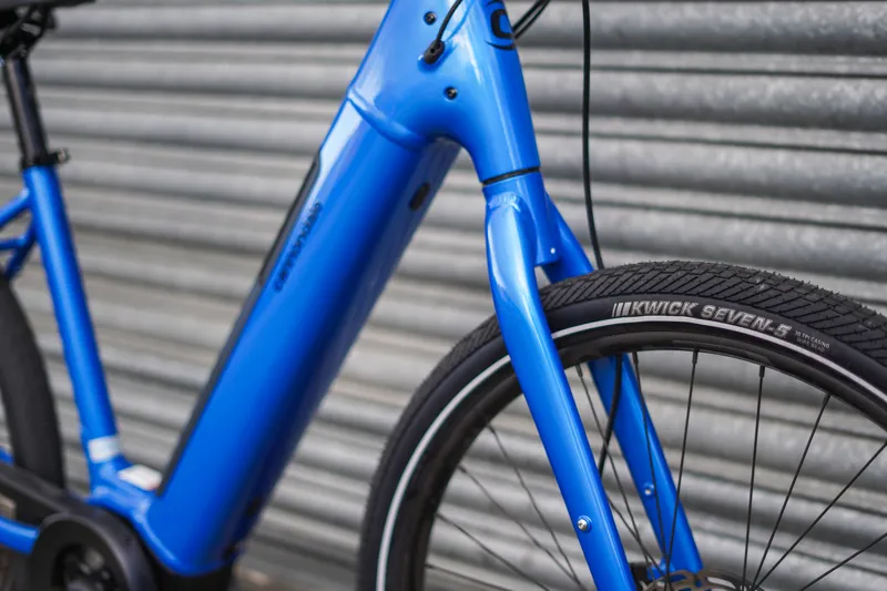 2021 Cannondale Adventure Neo 4 Electric Bike in Blue-3