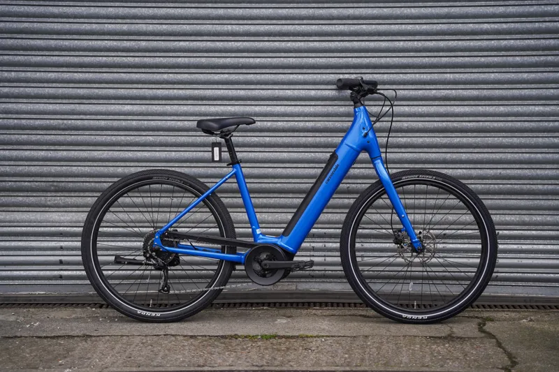 2021 Cannondale Adventure Neo 4 Electric Bike in Blue-1