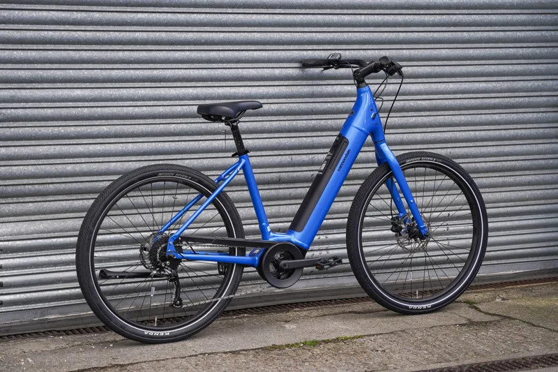 2021 Cannondale Adventure Neo 4 Electric Bike in Blue-4