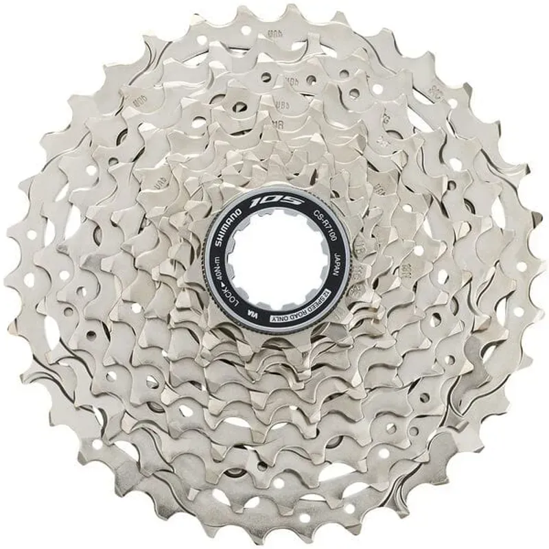 Shimano Cassette 105 R7101 12 Spd 11- 34 Silver 11 - 34 teeth