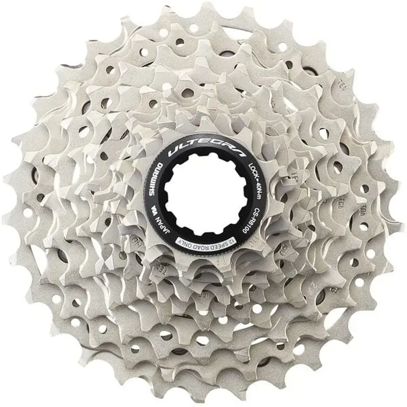 Shimano Cassette Ultegra R8101 12 Spd 11- 30T Silver 11 - 30 teeth