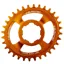 Burgtec Oval Hope Boost Direct Mount Thick Thin 30t Chainring in Iron Bro Orange