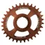Burgtec Oval Shimano Direct Mount Thick Thin Chainring in Kash Bronze