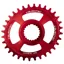 Burgtec Oval Shimano Direct Mount Thick Thin Chainring in Race Red