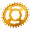Burgtec Oval Sram Boost 3mm Offset Thick Thin Chainring in Burgtec Bullion