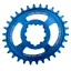 Burgtec Oval Sram Boost 3mm Offset Thick Thin Chainring in Deep Blue
