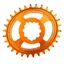 Burgtec Oval Sram Boost 3mm Offset Thick Thin Chainring in Iron Bro Orange