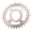 Burgtec Oval Sram Boost 3mm Offset Thick Thin Chainring in Rhodium Silver