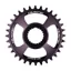Burgtec Shimano Direct Mount Thick Thin Chainring in Black Sapphire