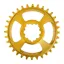 Burgtec Sram Boost 3mm Offset Thick Thin Chainring in Burgtec Bullion