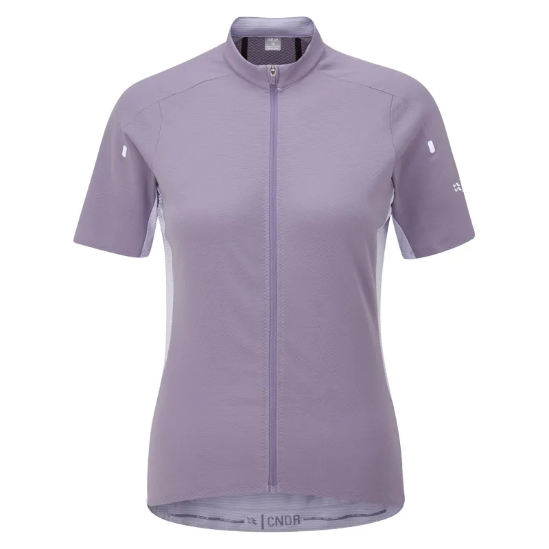 Rab Cinder Womens Jersey in Purple Sage