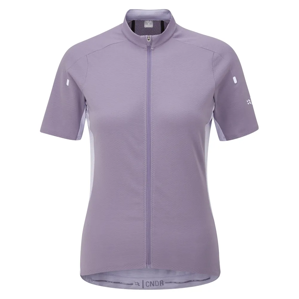 Rab Cinder Womens Jersey in Purple Sage