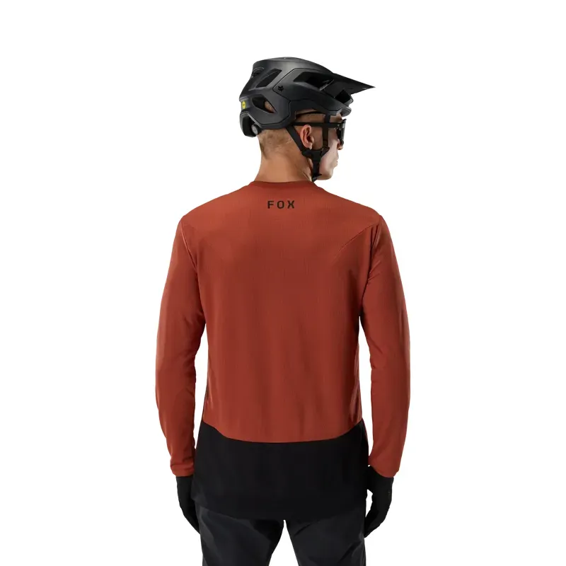 FOX Ranger L/S Jersey Size Medium  Amber Scarlet-3