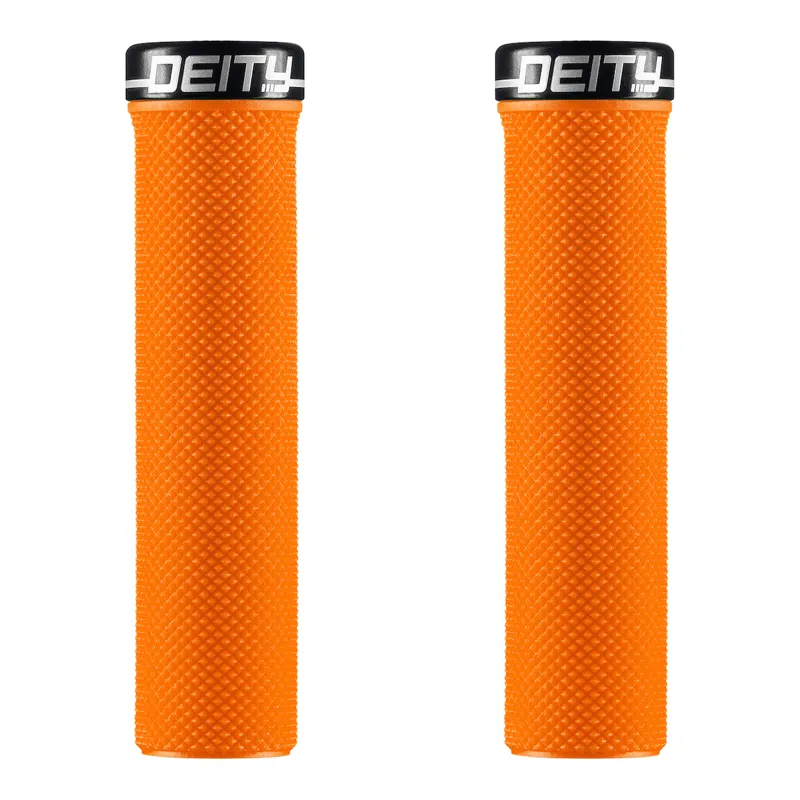 Deity Slimfit Mountain Bike Grips in Orange